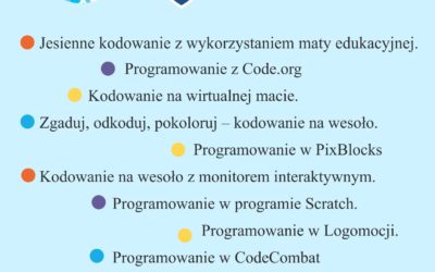 Programowanie to sztuka przyszłości – CodeWeek2021