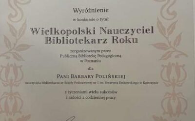 Wielkopolski Nauczyciel Bibliotekarz Roku