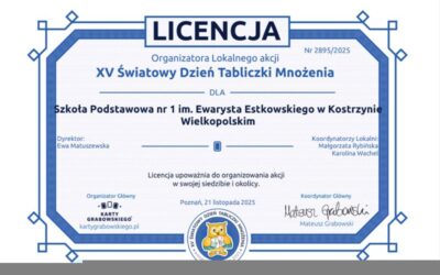 Światowy Dzień Tabliczki Mnożenia