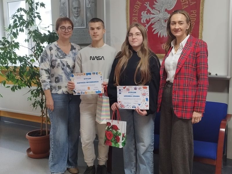 Sukcesy naszych uczniów w konkursach przedmiotowych