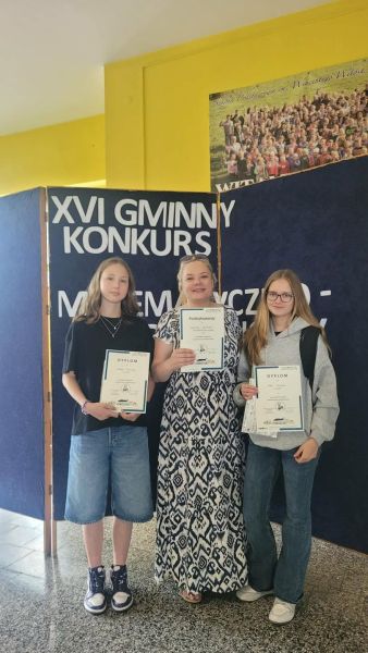 Gminny Konkurs Matematyczno-Geograficzny w Czerlejnie